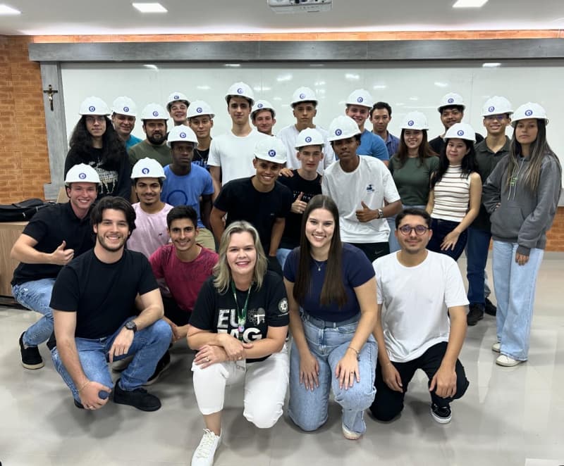 Curso de Engenharia Civil realiza Cerimônia de Entrega dos Capacetes para os calouros