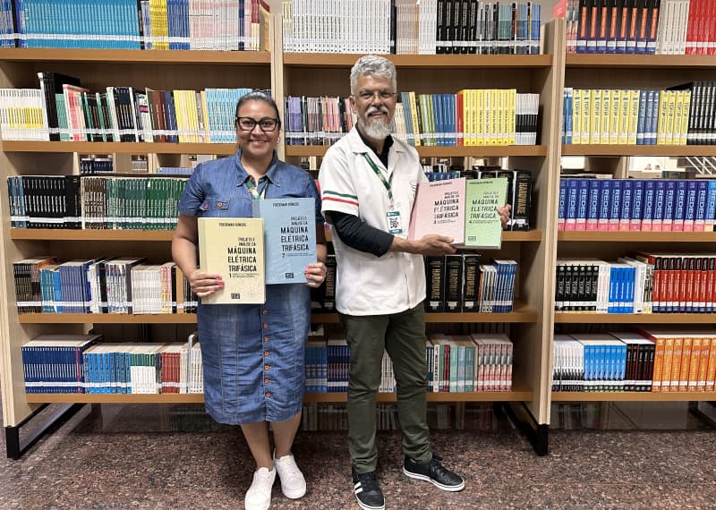 Biblioteca da FAG expande acervo com nova coleção sobre motores elétricos