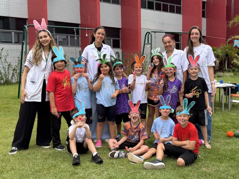 Alunos se divertem com atividades especiais na semana da páscoa