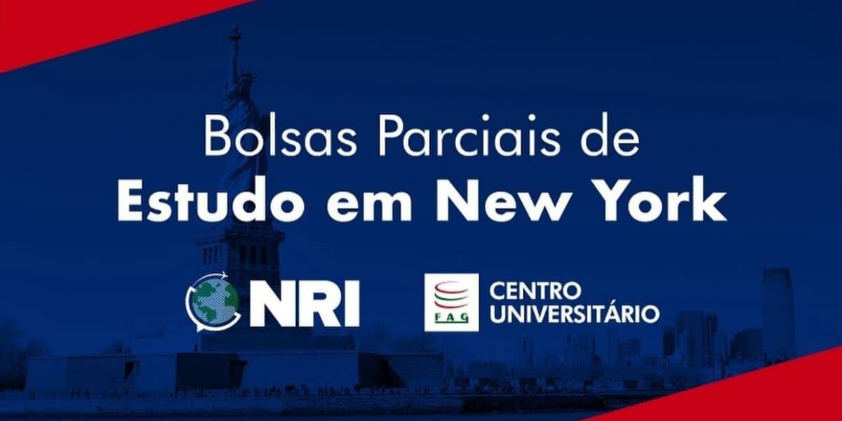 NRI divulga programa de bolsas de estudos em Nova York para comunidade acadêmica do Centro FAG